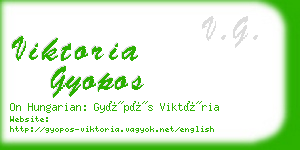 viktoria gyopos business card